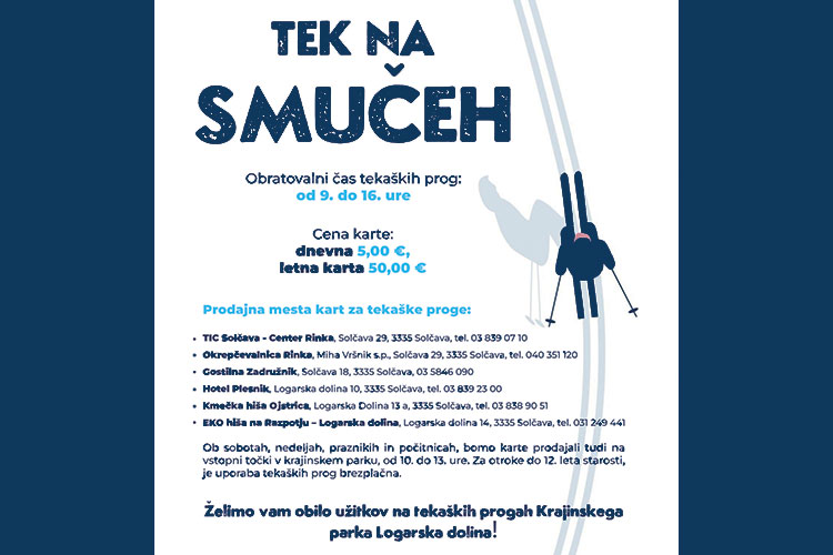 Urejenost tekakih prog v Logarski dolini